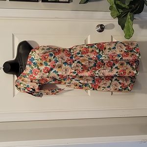 Shein asymmetrical floral dress